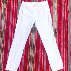 Anthropologie Chino White Jeans!